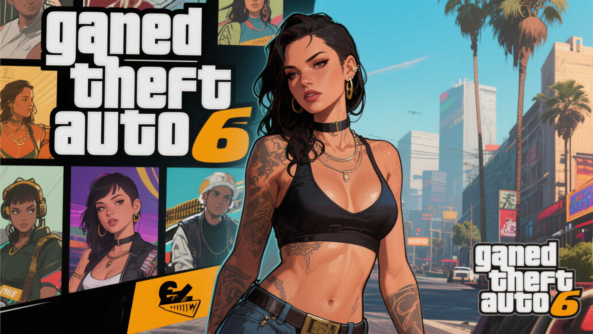 《GTA6》女主同人创作火爆上线！快来一睹为快！